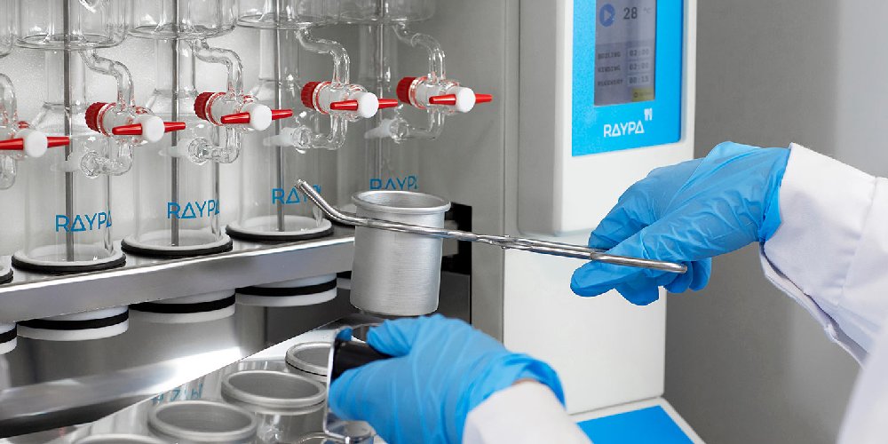 اندازه گیری چربی مواد غذایی به روش سوکسله