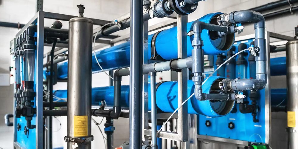 بررسی سختی گیری رزینی در کنار سیستم RO