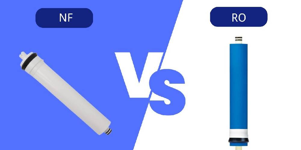 مقایسه اسمز معکوس (RO) و نانوفیلتراسیون (NF)
